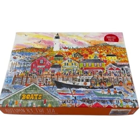 NEW in Box! Autumn By The Sea 1000 Piece Jigsaw Puzzle by Michael Storrings Gali - Picture 5 of 10